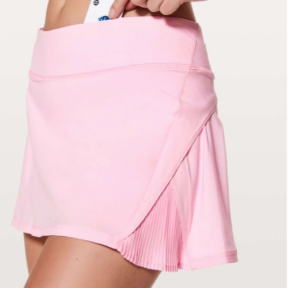 lululemon athletica Dresses & Skirts - SOLD - Lululemon Play off the Pleats Pearl Pink (Rare)
